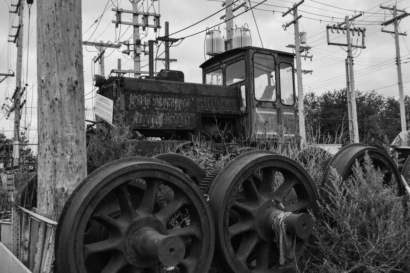 Illustration for article titled Illinois Train Museum B&W